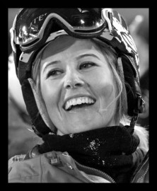 Сара Бёрк на олимпиаде в Сочи.
