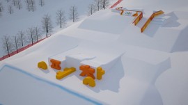 Новые макеты трассы слоупстайла для предстоящих Олимпийских игр в Пхёнчхане.