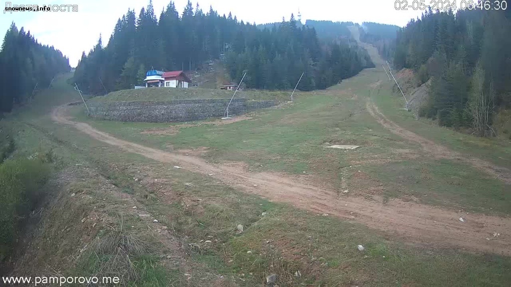 Веб-камера на склоне Пампорово, Болгария