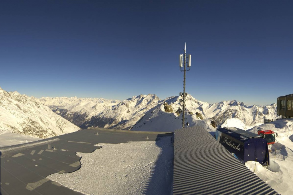 Веб-камера на склоне Саас-Фе, Швейцария