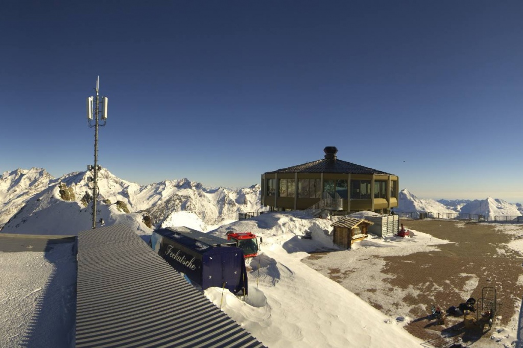 Веб-камера на склоне Саас-Фе, Швейцария