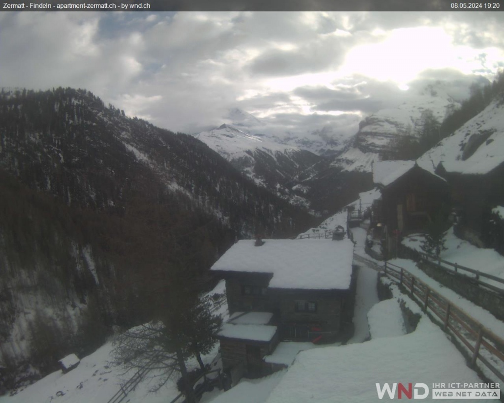 Веб-камера на склоне Церматт, Швейцария