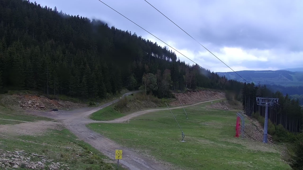 Веб-камера на склоне Клиновец, Чехия
