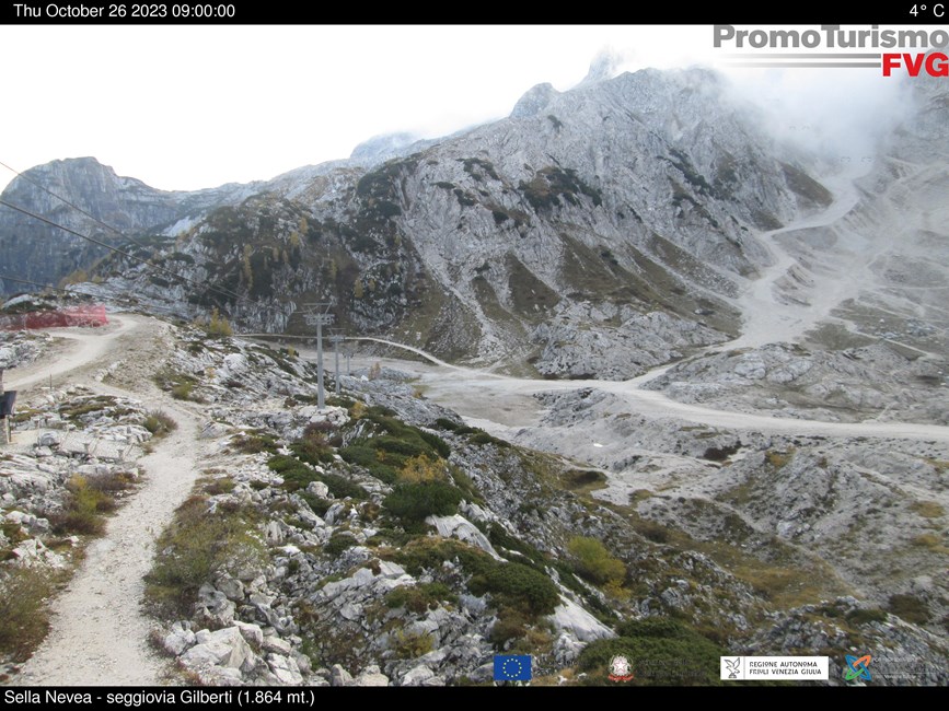 Веб-камера на склоне Селла Нивеа, Италия